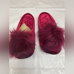 Cranberry slippers size medium